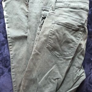 Olive Green Jeans